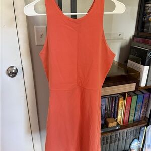 Athleta Vibrant Orange Mini Dress